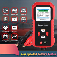 Micro-500 Portable Repair Tools Car Battery Tester 12V For Motorcycle Truck SUV Battery Capacity Tester Multifunctional