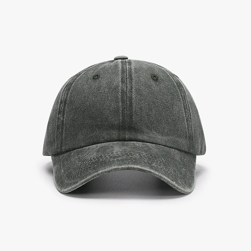 Customized Printed Logo Women Artistic Retro Soft Top Versatile Duck Tongue Caps Men Outdoor Sports Washed Cotton Baseball Hats view 3