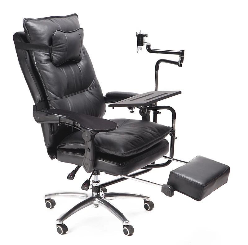 OK-tooth genuine leather computer desk chair integrated internet cafe modern minimalist esports chair game chair ergonomics