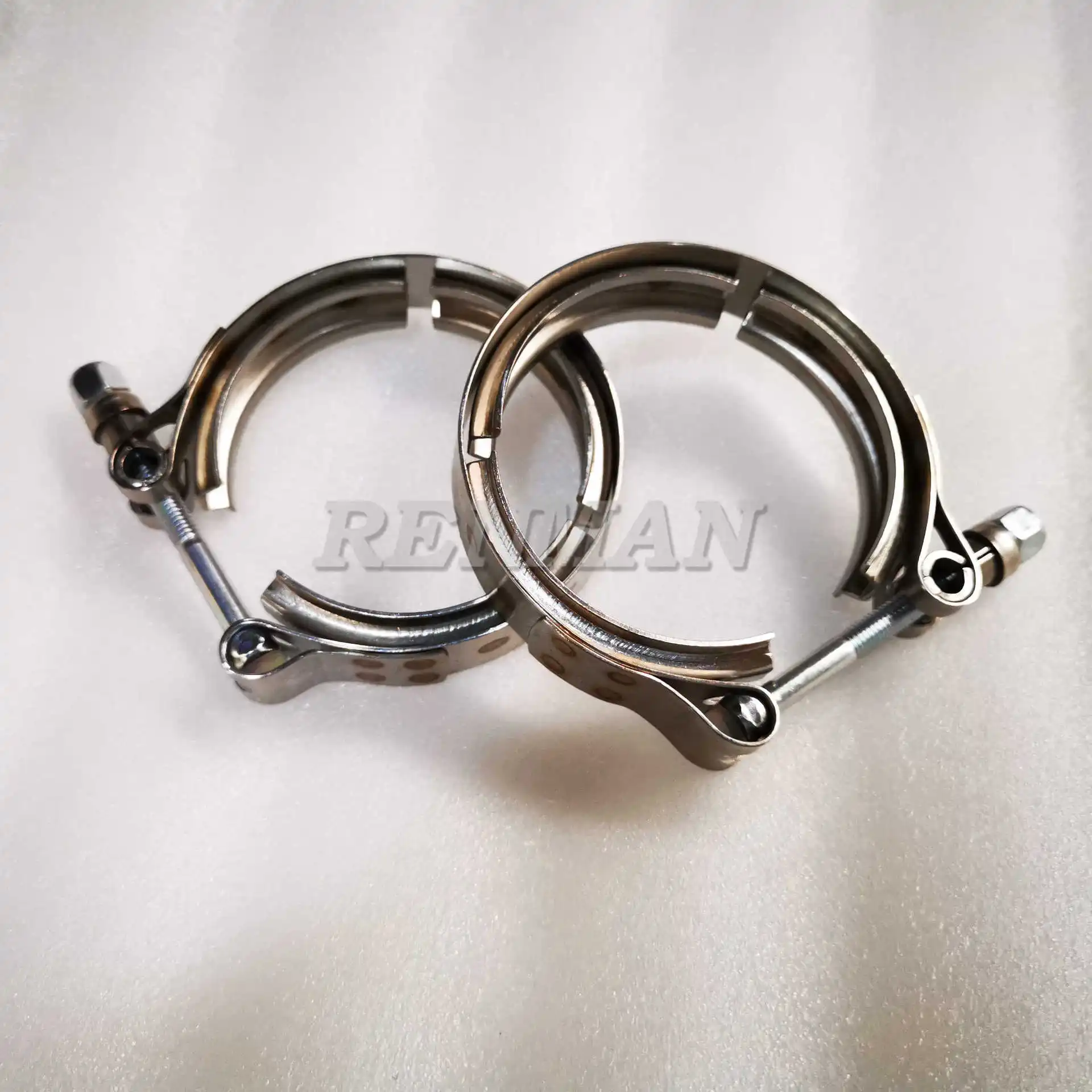 5Pcs 3903652 for Dongfeng Cummins Engine Parts 6BT Intake Supercharger Exhaust V-Clamp 3069053
