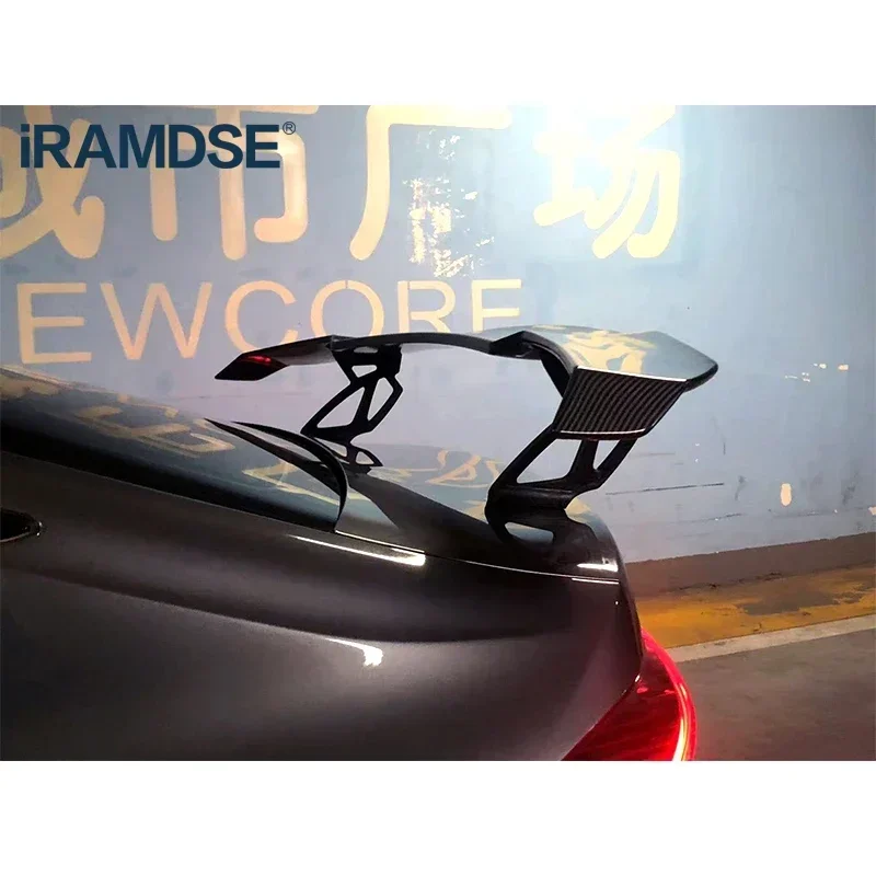 New! Glossy Black Spoiler for Kia Cerato GT Forte Sport K3 2019 20 21 23 Type V ABS Plastic Car Rear Trunk Wing Accessories