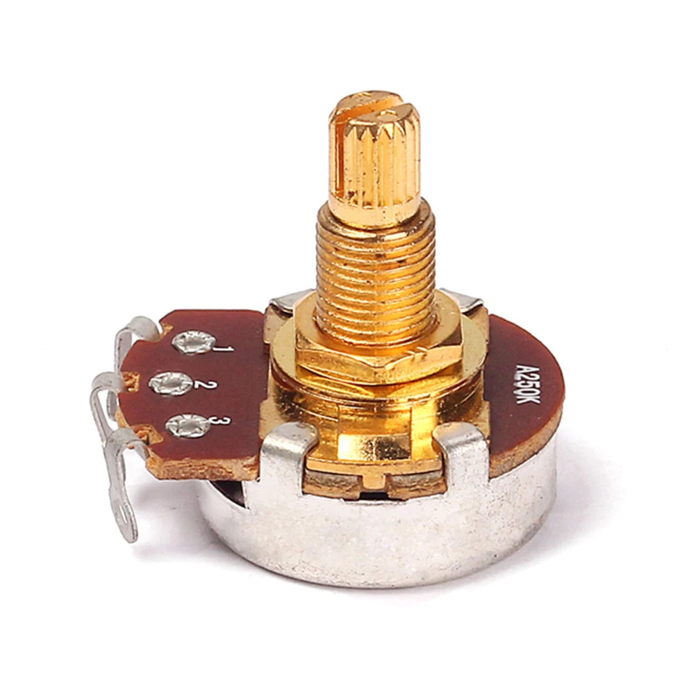 

Guitar potentiometer Electric guitar potentiometer A250K potentiometer Volume potentiometer Guitar volume potentiometer