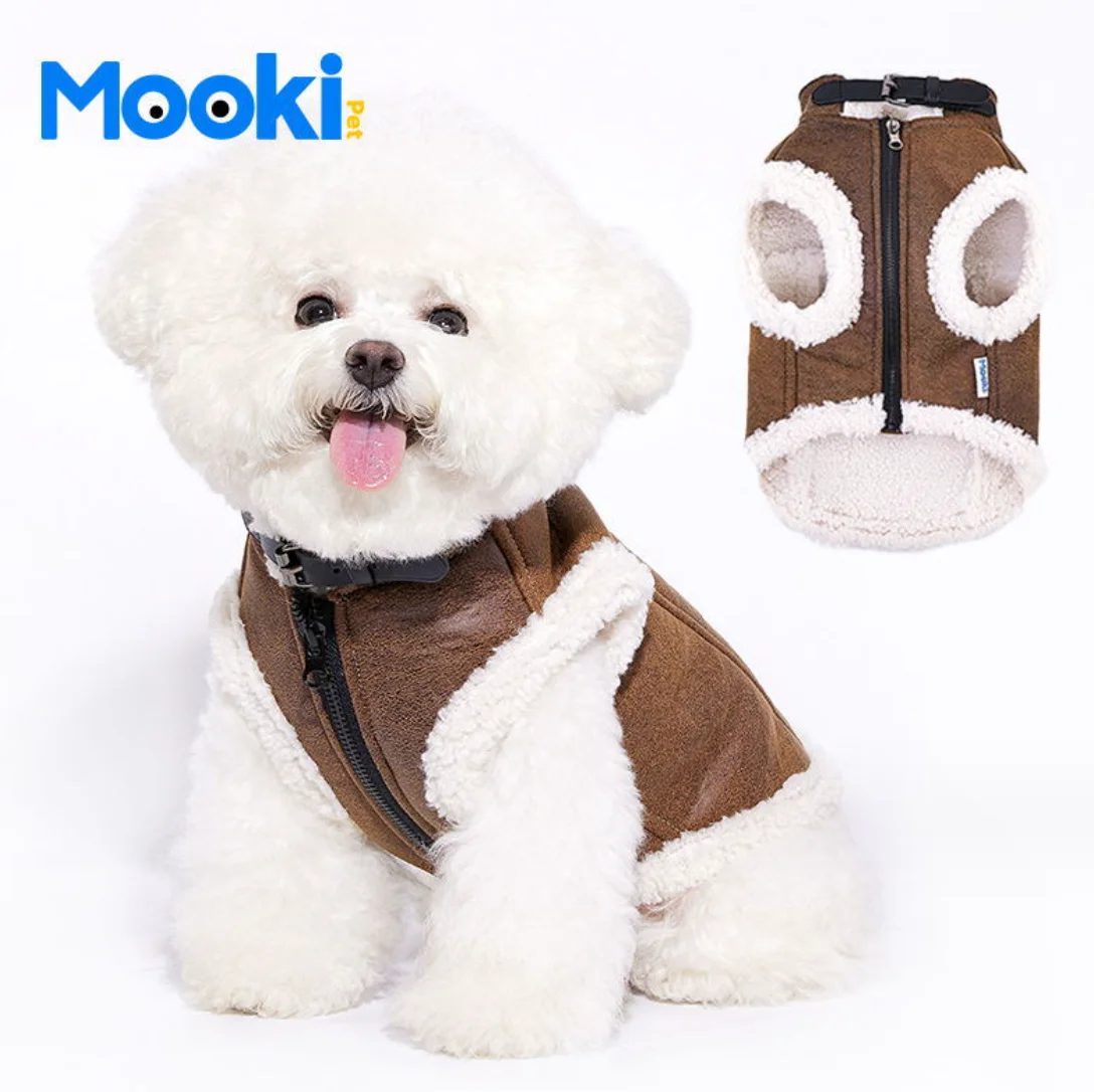 

Warm Windproof Monochromatic Dog Coat, Cotton Designer Clothes for Large Dogs, Puppy Accessories, Winter