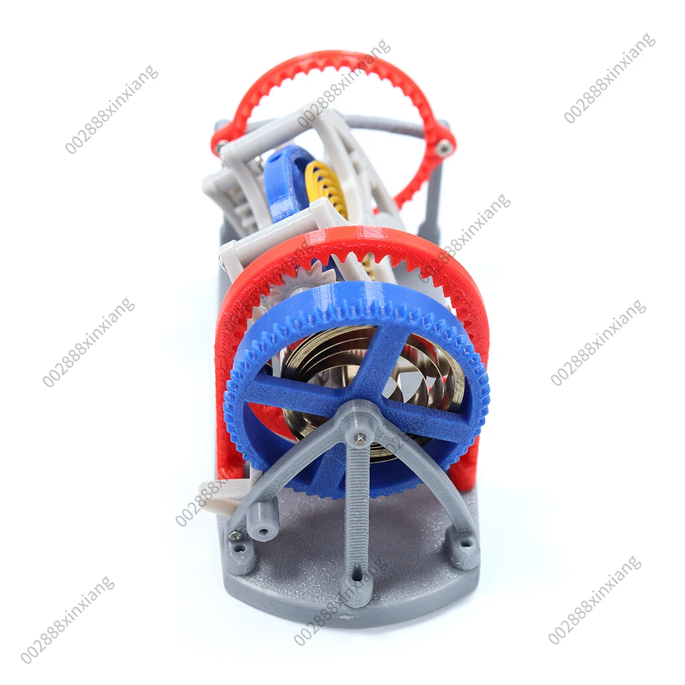 Mechanical Clock Structure Principle, Tourbillon Gear Transmission Model, 3D Printing, DIY, Scientific and Educational Assembly