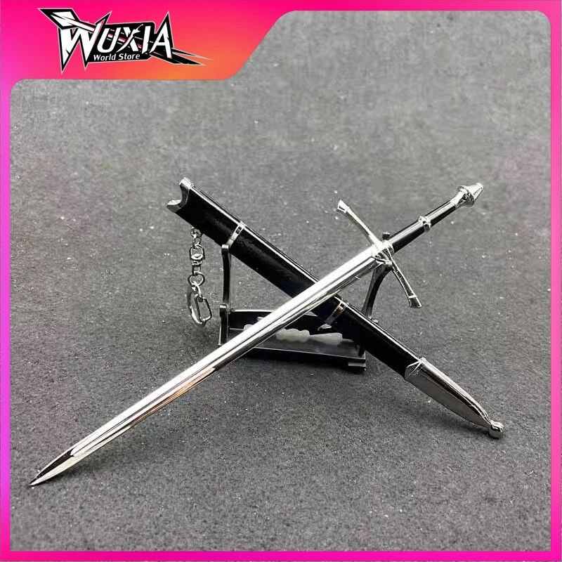 22cm Silver Sword The Aragorn Strider Sword Movies Peripheral Medieval Metal Weapon Model Ornament Decoration Crafts Collection