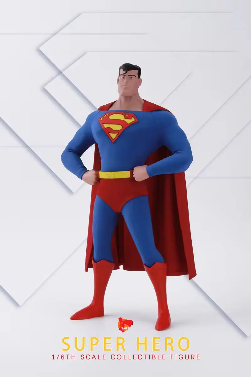 In Stock S-Hero 1/6 Superman Sh004 Action Figure Collection Model Toy Birthday Gift