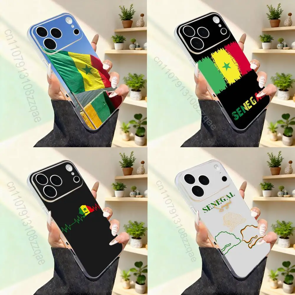 

Senegal Flag MAP For iPhone 11,12,13,14,15,16,17,Pro,Max,Plus,Mini,SE4,E Phone Case Magnetic For Magsafe Wireless