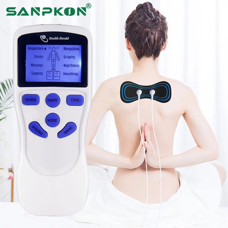 

Tens Electrostimulator Neck Massage Machine Pulse Eletric Muscle Stimulator EMS Massager Physiotherapy Cervical Body Relaxation