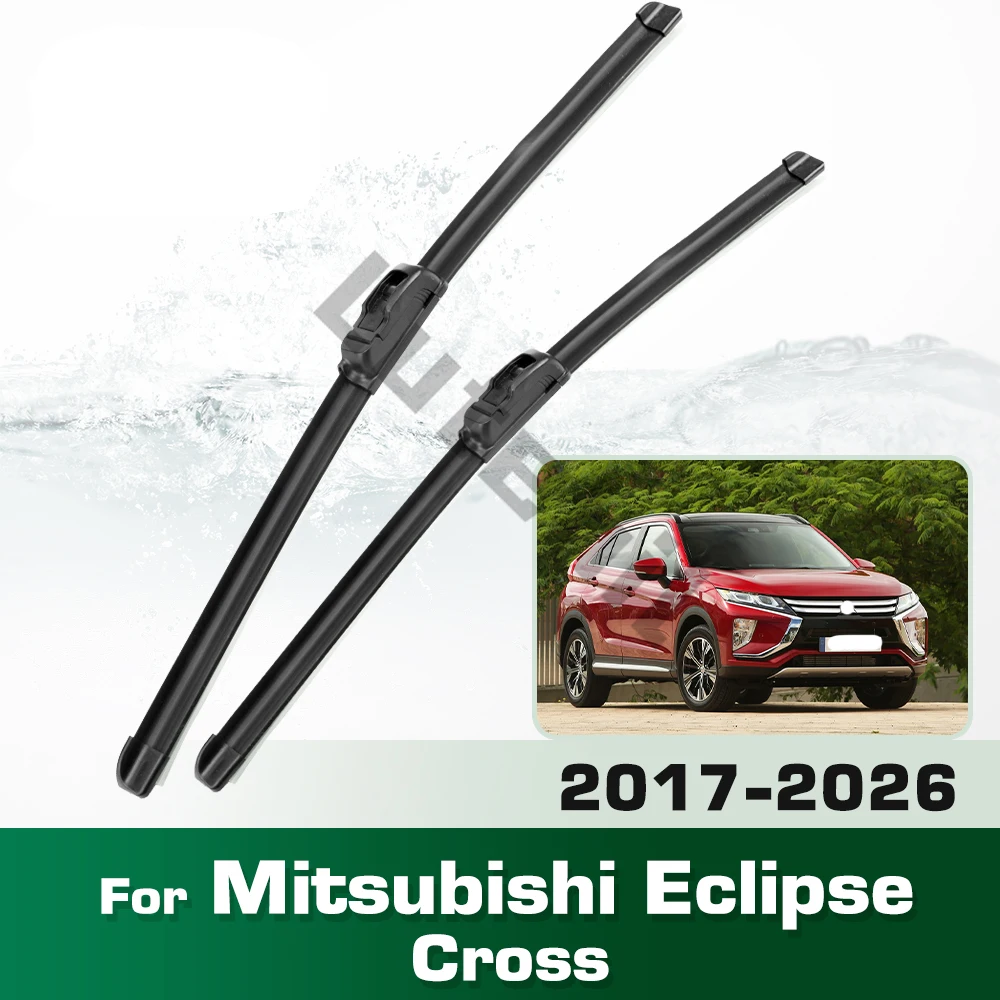 Wiper Front Hybrid Wischerblätter für Mitsubishi Eclipse Cross 2017 - 2026 Windschutzscheibenbürsten 24"+20"