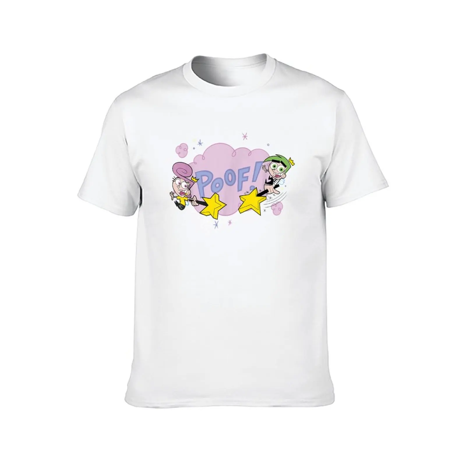 تي شيرت Nickelodeon The Fairly OddParents Cosmo and Wanda Poof تي شيرت مطبوع تي شيرت للرجال