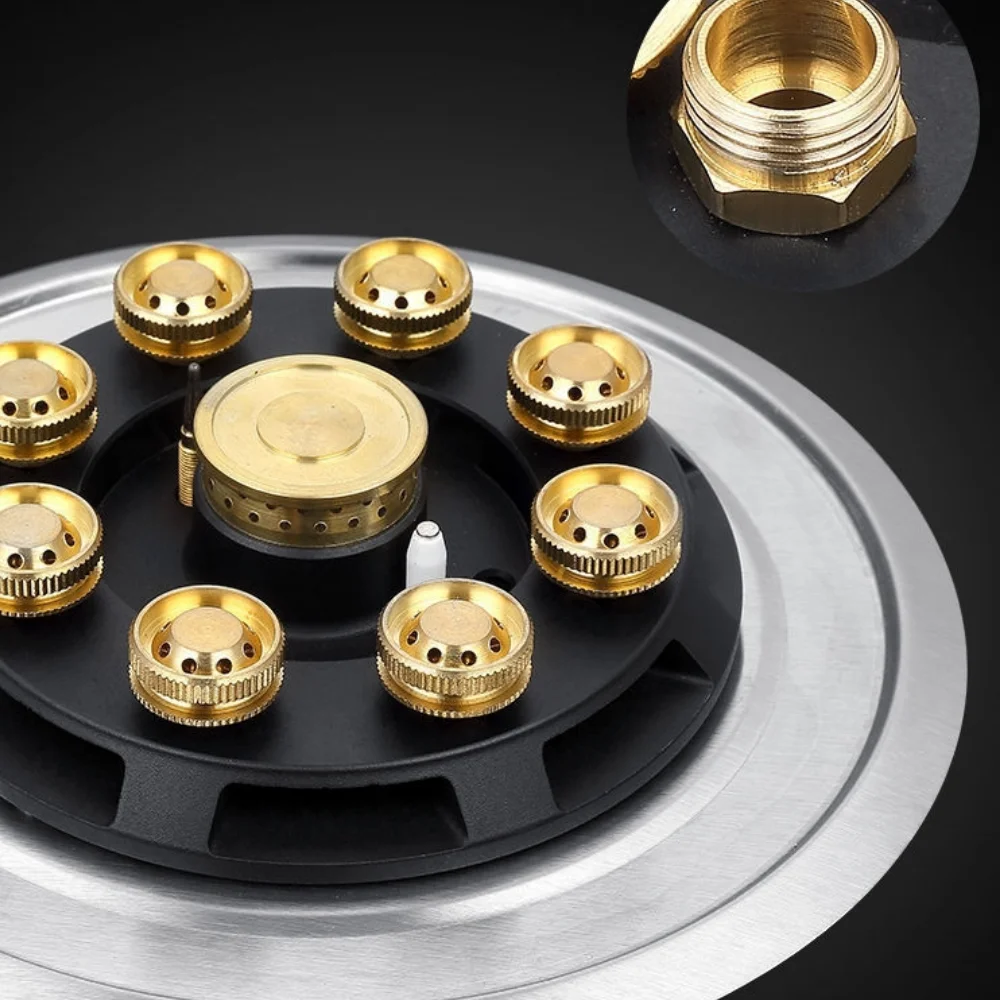 Table Top Smart Wholesale Built-In Tempered Glass Gas Stove for Home Kitchen Use