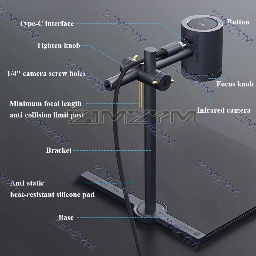 Qianli Toolplus Super Cam X 3D Termocamera Fotocamera Telefono cellulare PCB Risoluzione di problemi Riparazione della scheda madre Strumento di diagnosi dei guasti