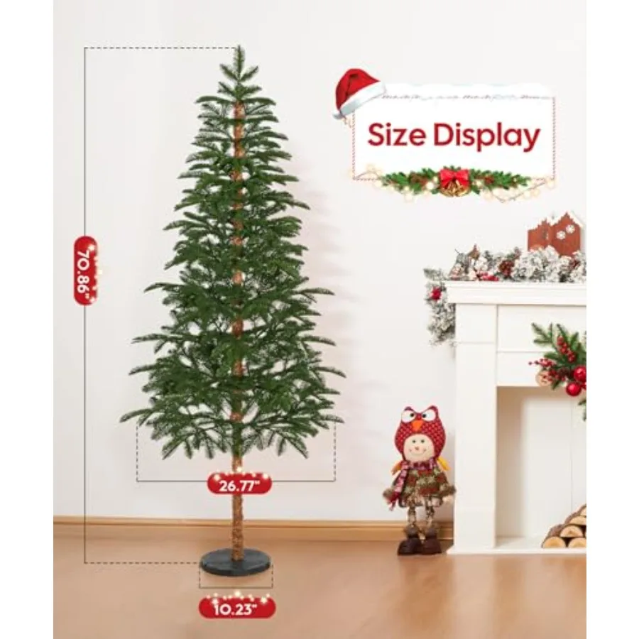 Sztuczna choinka o wysokości 180 cm, bez oświetlenia, z 641 zielonymi gałązkami PE, do dekoracji świątecznych wewnątrz i na zewnątrz, realistyczny wygląd na cały rok.