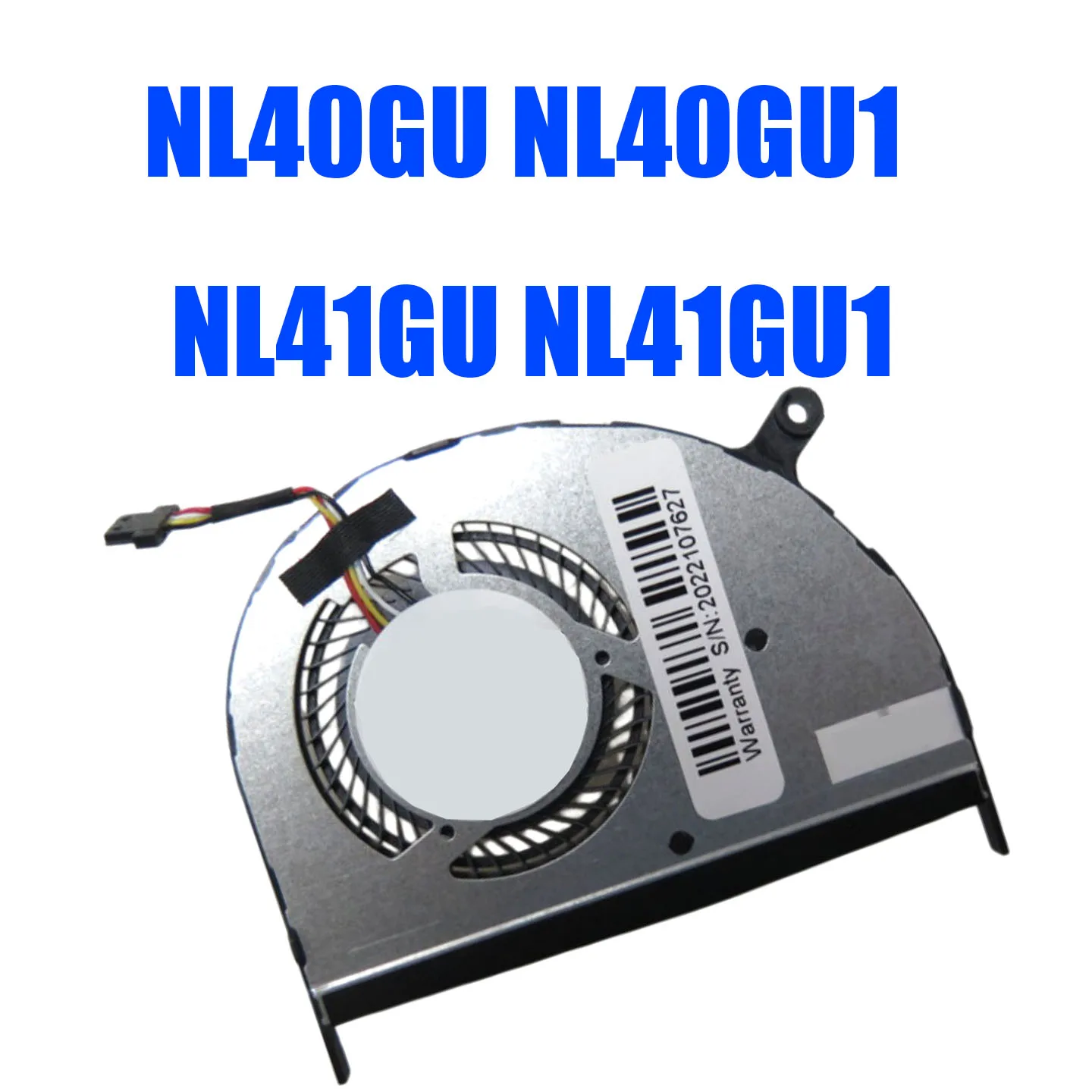 

For Clevo NL40GU NL40GU1 NL41GU NL41GU1 DC5V 2.5W 0.5A 4PIN 4Lines Laptop CPU Fan New