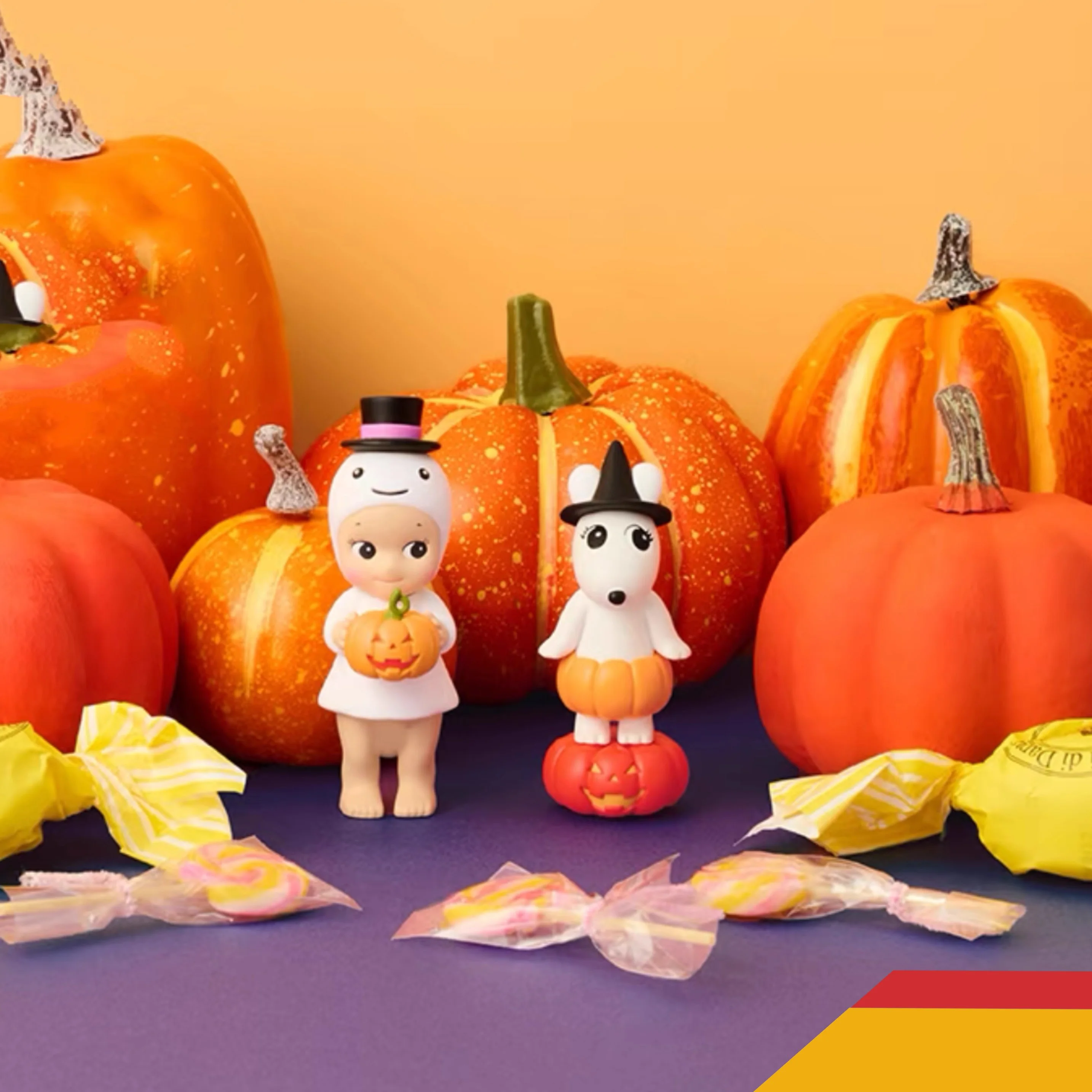 Na Stanie 100% Oryginalny Sonny Angel Pumpkin Patch Series Blind Box Modny Model Kolekcjonerski Ozdoba na Biurko Prezent na Halloween Zabawka