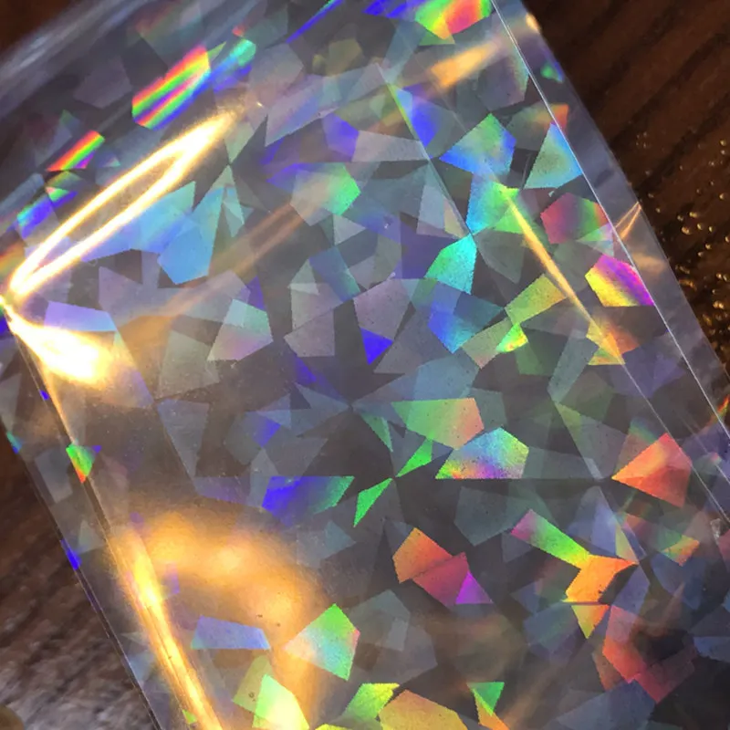 10pcs 50cm Holographic Nail Foil Colorful Stickers Transfer Starry Stickers Sliders for Decoration Nail Art Tips Manicure Tools