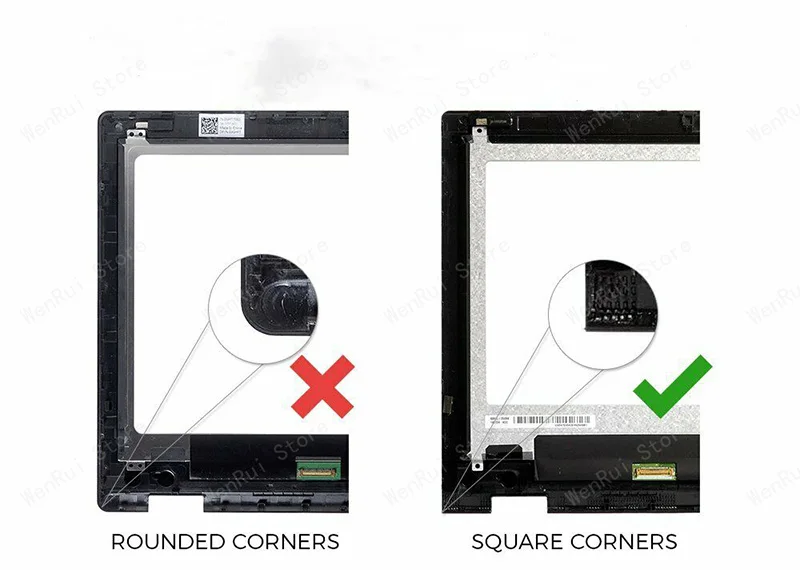 Imagem -05 - Original Lcd Touch Screen Assembly hd Testado para Dell Inspiron 13 7000 7347 7348 7359 P57g Lp133wh2 sp b1
