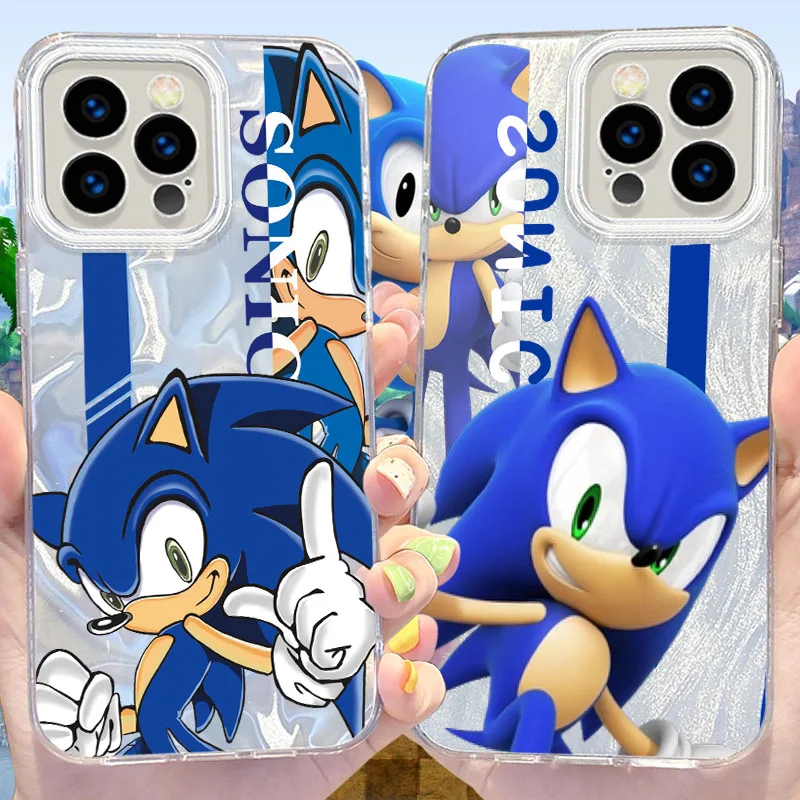 Game S-Sonics Camlet Laser Phone Case for iPhone 16 15 14 13 12 11 Pro Max XR XS X 8 7 6S 6 Plus SE 2020 2022 Hard Cover Funda