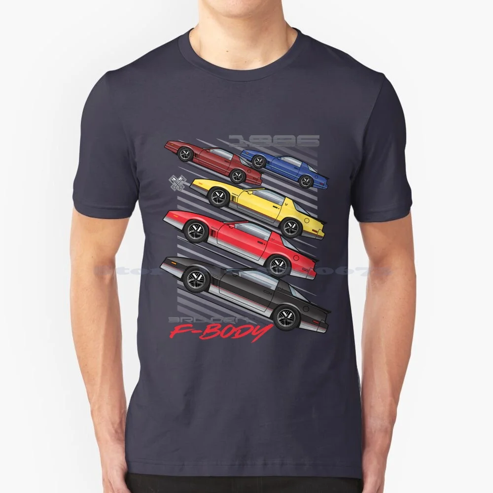 Stances F-Body T Shirt 100% Cotton Tee 1986 Firebird Transam Trans Am 305 400 Special Edition Se 350 V8 Formula Sport Coupe 2