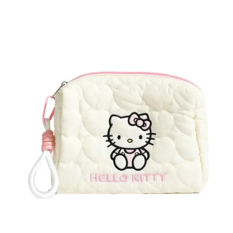 سانريوس الكرتون حقيبة التخزين سعة كبيرة جرلي القلب أنيمي الشكل Kawaii أشتات اليد عقد حقيبة مستحضرات التجميل حقيبة التخزين