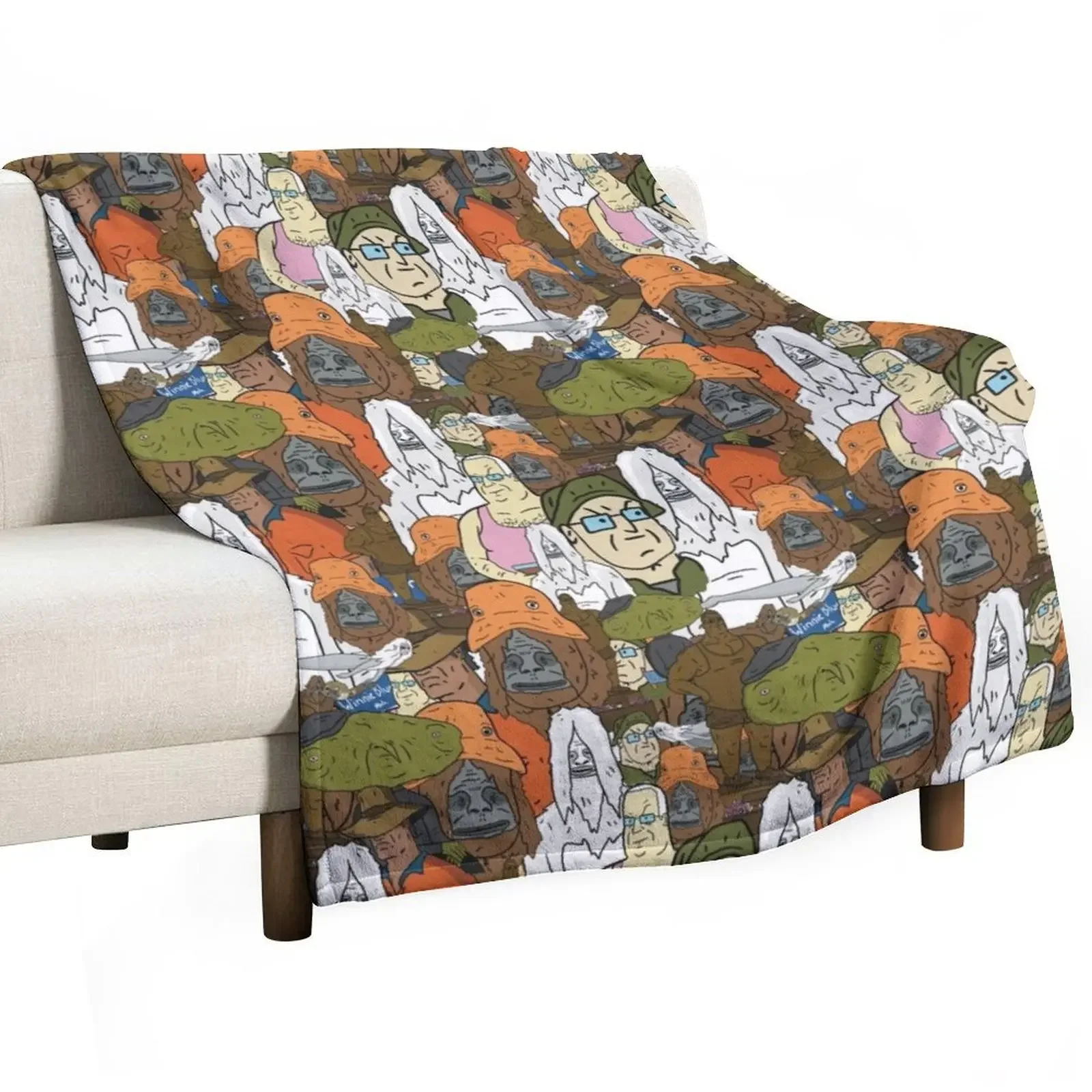 Sassy the Sasquatch Throw Blanket Blankets For Baby Moving Blankets