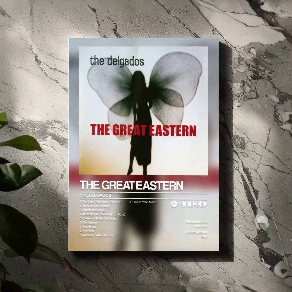 

The Delgados Poster Prints Canvas Painting Wall Art Picture Living Room Home Decor Tracklist Music Album Cover