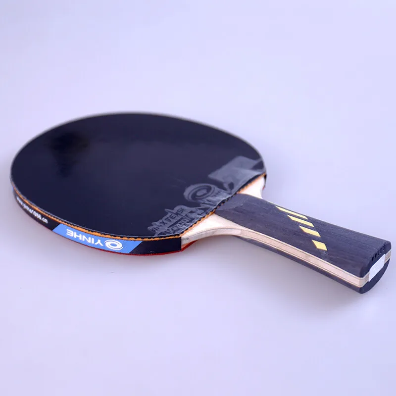 YINHE 9 Sterne Schläger Galaxy 5 holz + 2 carbon OFF + + pips-in gummi tischtennis schläger ping pong bat