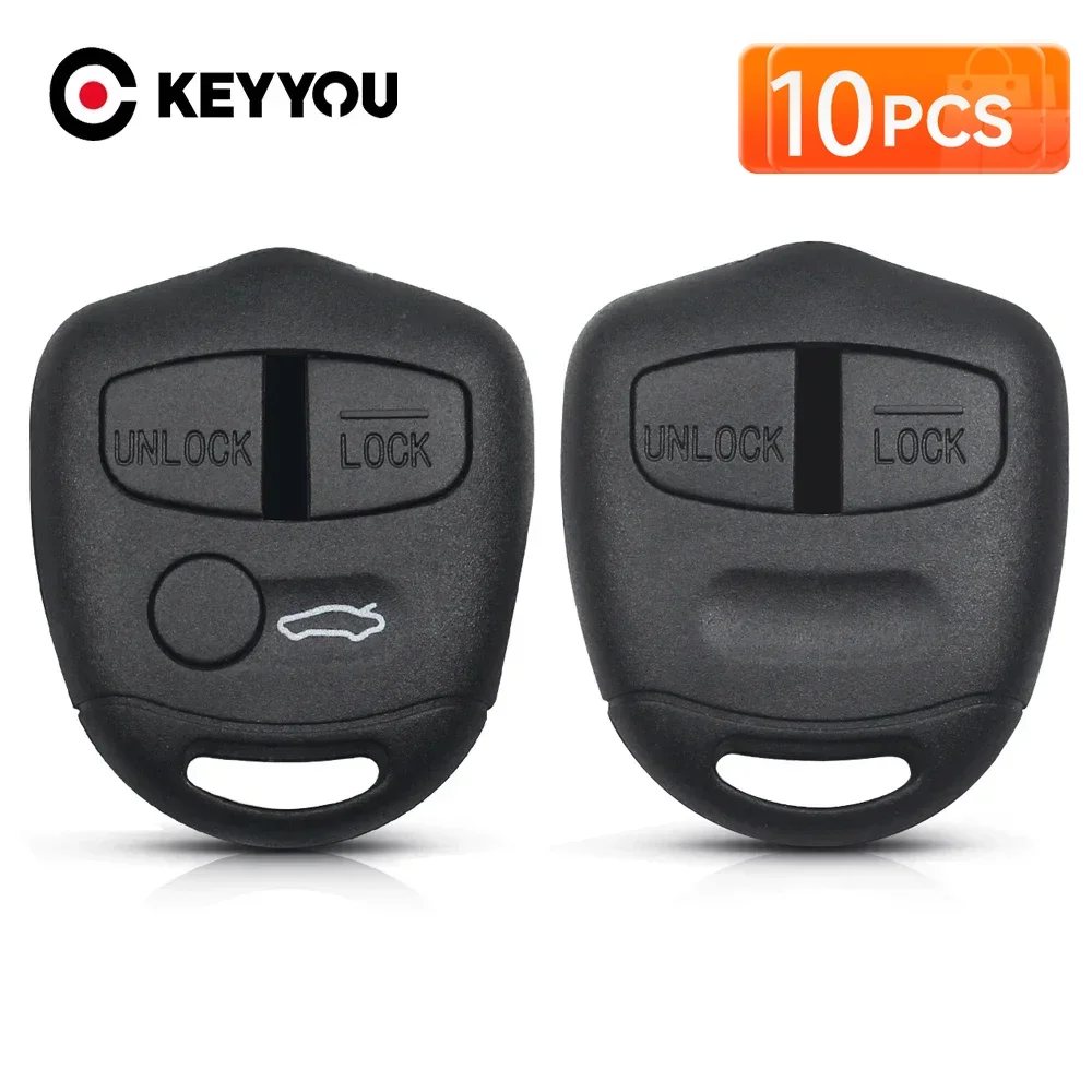 KEYYOU 10PCS For Mitsubishi Lancer EX Evolution Grandis Outlander Triton Pajero ASX 2/3BNT Original Car Remote Key Shell Case