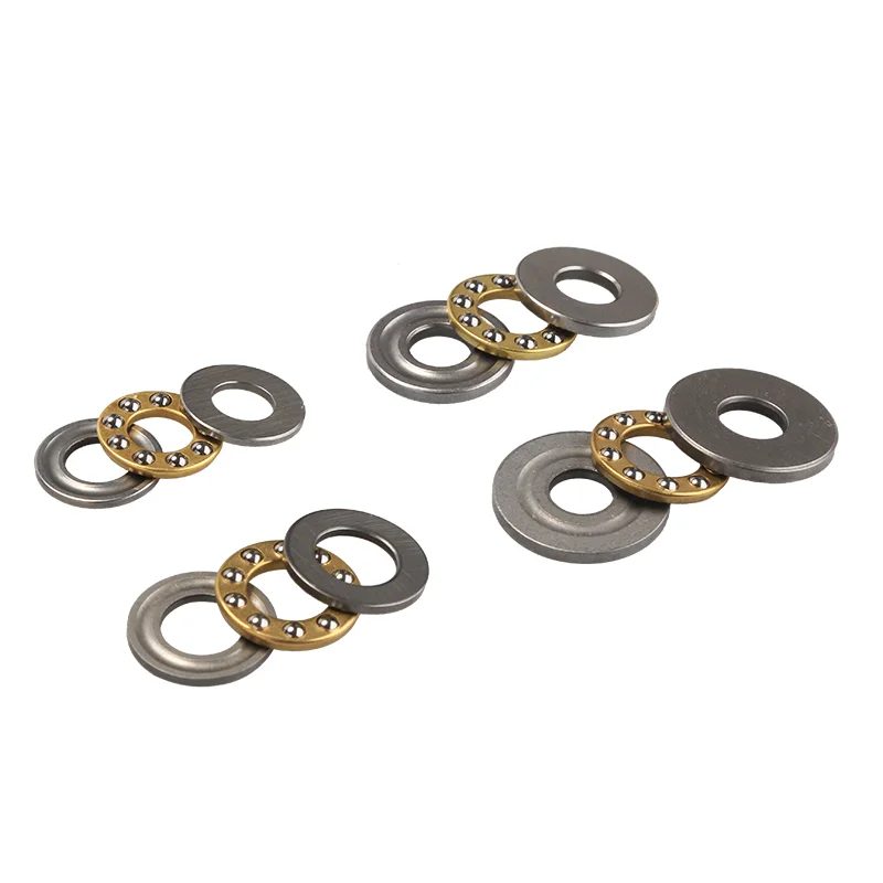 1Pcs High Precision Miniature Thrust Ball Bearings F8/F10 Metal Axial Ball Bearing Set 8mm/10mm for Hardware Accessories