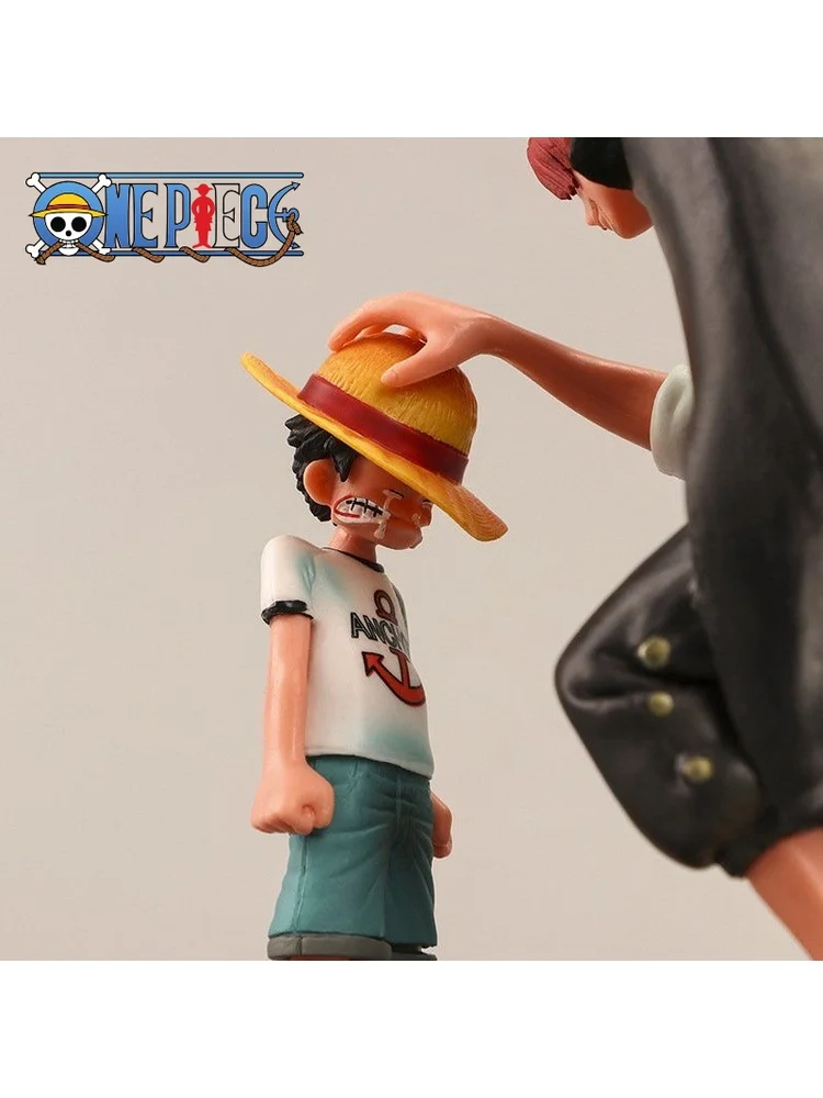 One Piece Anime Actionfigur PVC 18cm Luffy Zoro Shanks Figur Sammlerstück Modell Spielzeug als Geschenk