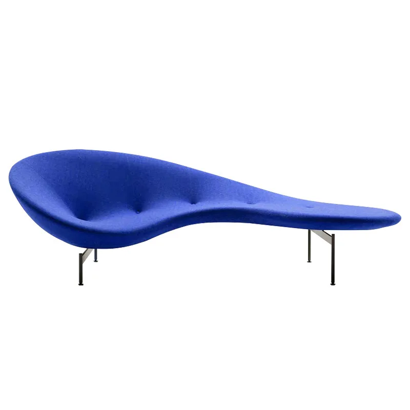 Sofa Hotel Lobby Sofa Chair Designer Creative Curved Fiberglass Sofa
