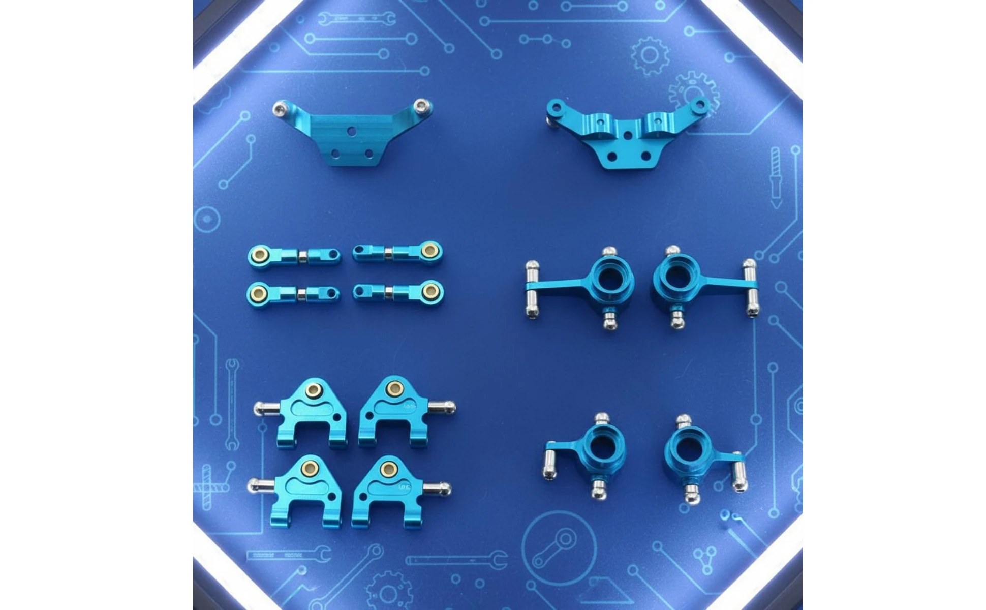 RC Car Suspension Arms Stable Performance CNC Machined Cutouts Easy to Install Precision-fit Accessories for Remote Toy RC Car Suspension Arms Stable Performance CNC Machined Cutouts Easy to Install Precision-fit Accessories for Remote Toy