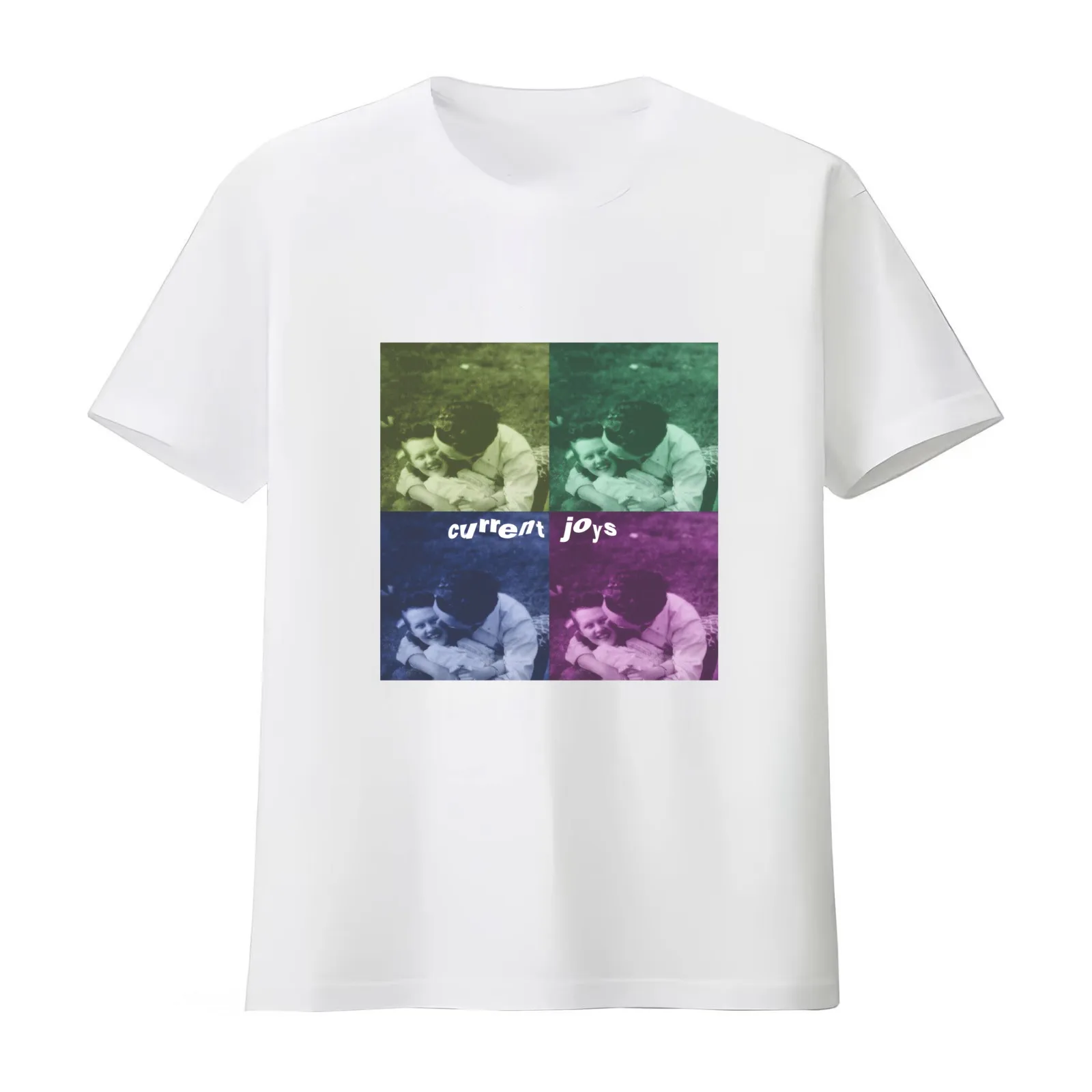 Current Joys T-Shirt Summer Casual Cotton Tee Oversized Streetwear Tops Vintage Graphic Print Loose Fit Short Sleeve