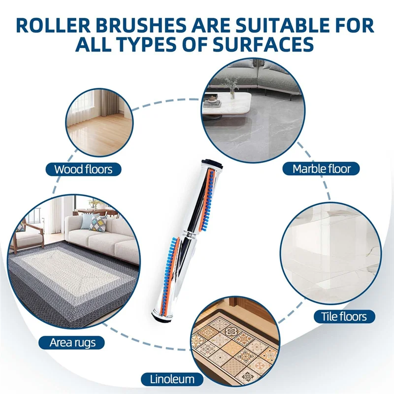 

【24 Hours-Sale!】Commercial Upright Vacuum Replacement Brush Roller-53270A Metal Type For Eureka Sanitaire Vibragroom II Series C
