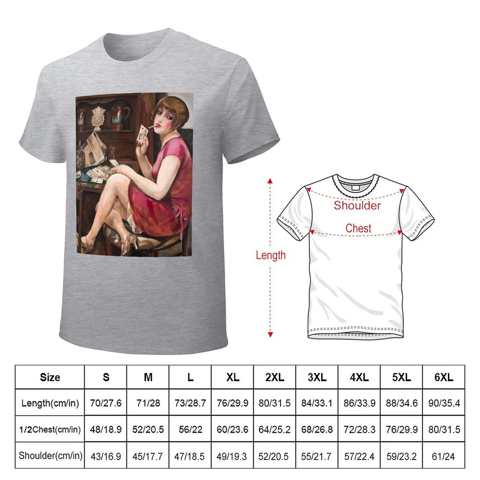 Queen of Hearts Portrait of Lili by Gerda Wegener T-Shirt vintage graphic tee essential t shirt man clothes vintage t shirt men