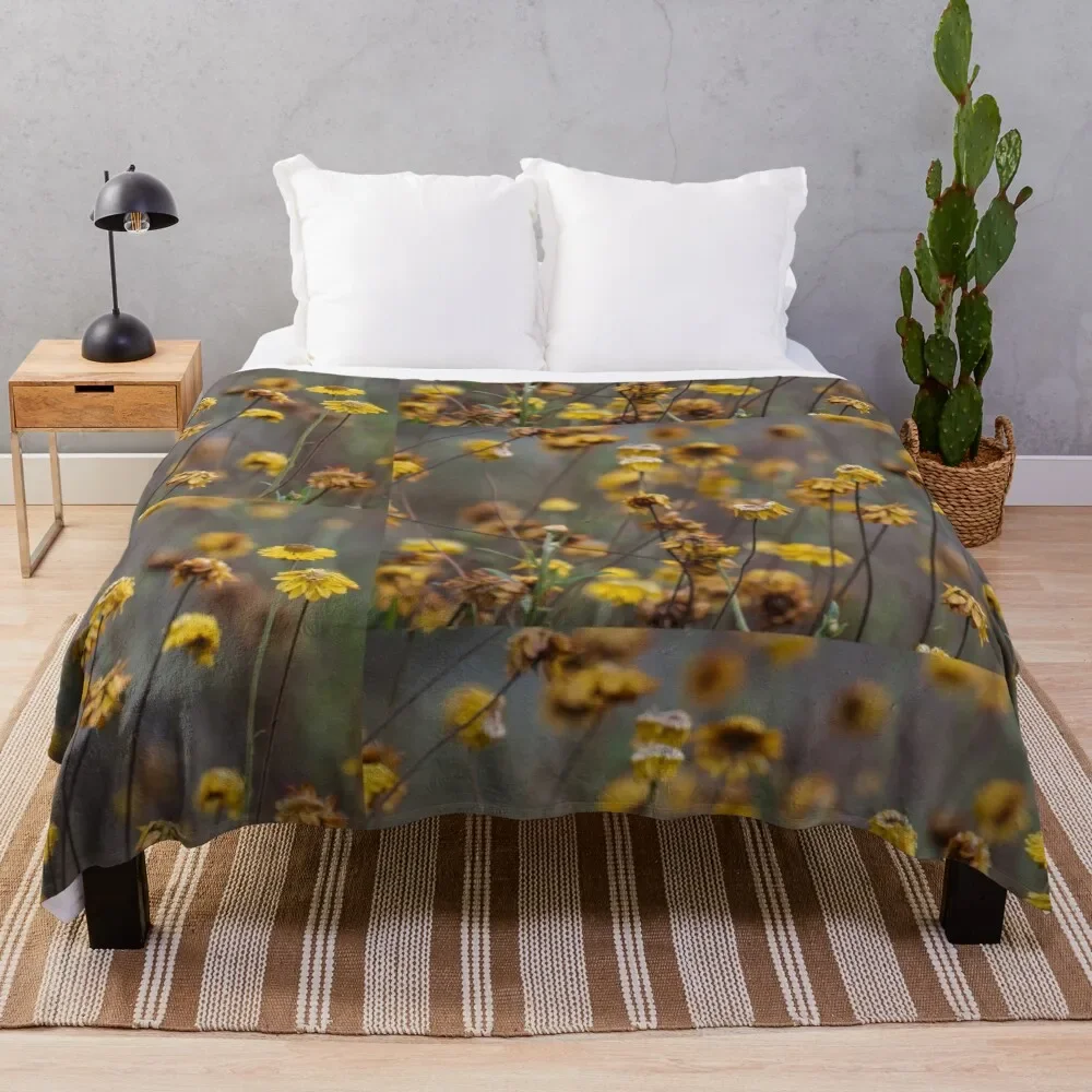 

Wild yellow daisies Throw Blanket Blankets For Sofas For Baby For Decorative Sofa sofa Blankets