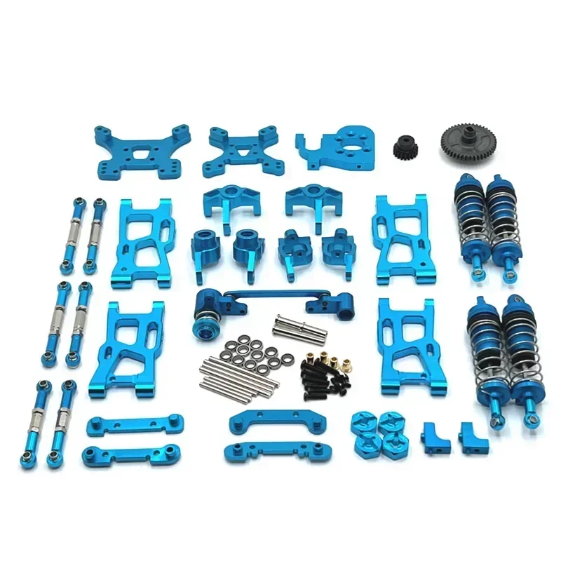 Wltoys 144001 144010 124017 124019 124007 RIaarIo XDKJ-001 XDKJ-006 AM-X12 Metal Upgrade Parts Kit RC Car OP Accessories