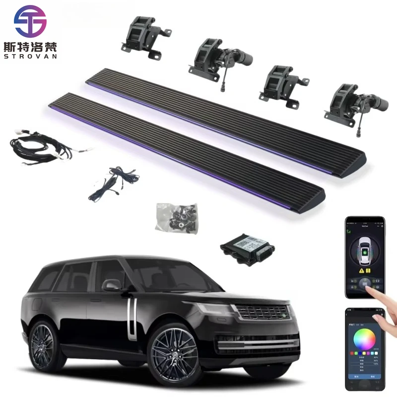 

STLF CLRAK 2023 2024 2025 Range Rover L460 P400 Long Electrical Deployable Aluminum Running Boards Automatic Power Side Steps
