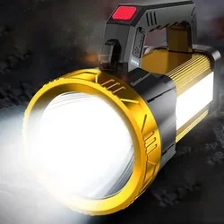 Outdoor waterproof rechargeable searchlight handheld flashlight searchlight outdoor bright flashlight LT039