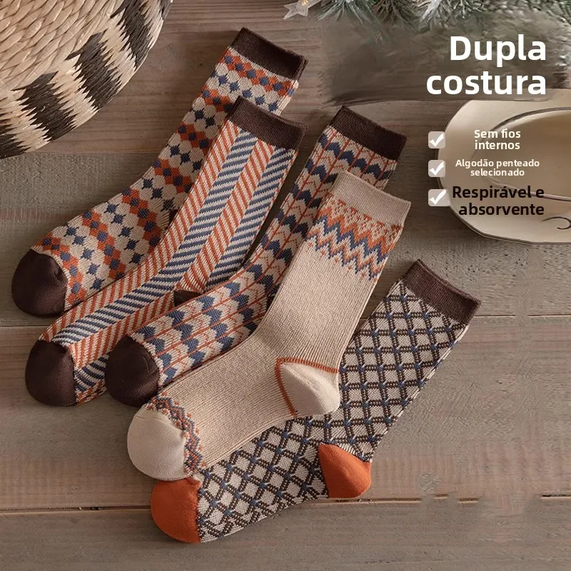 meias-de-aodao-fenas-de-outono-inverno-cano-medio-padrao-ondulado-agulha-dupla-quentes-textura-canelada-retro-mei