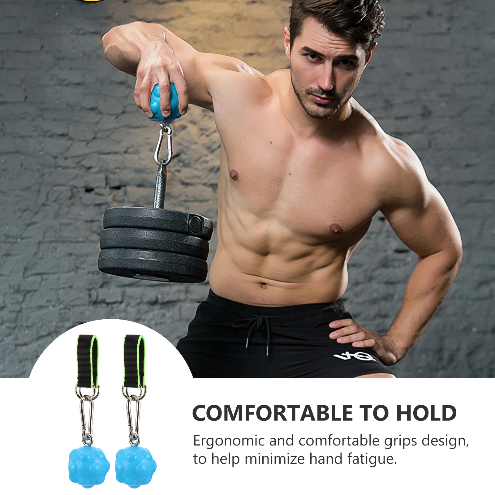

Grip Ball Fitness Sling Training Aids Pull Up Equipment Suspenders Tpe Wrist Strength Tool