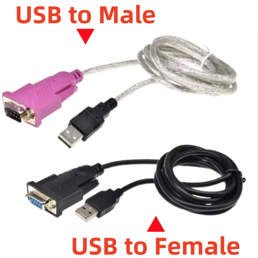 Cable USB vers RS232 DB9 COM Port serie PDA 9 broches DB9 adaptateur convertisseur pour ordinateur PLC