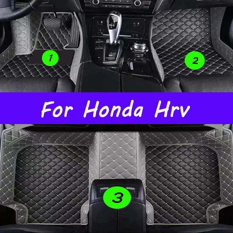 

Custom Car Floor Mats For Honda Hrv 2014 2015 2016 2017