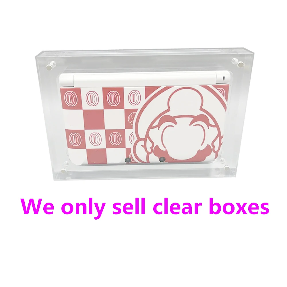 

10pcs High Transparency PMMA Protective Box For 3DS LL High Hardness Acrylic Clear Display Case Storage Shell Crystal Box