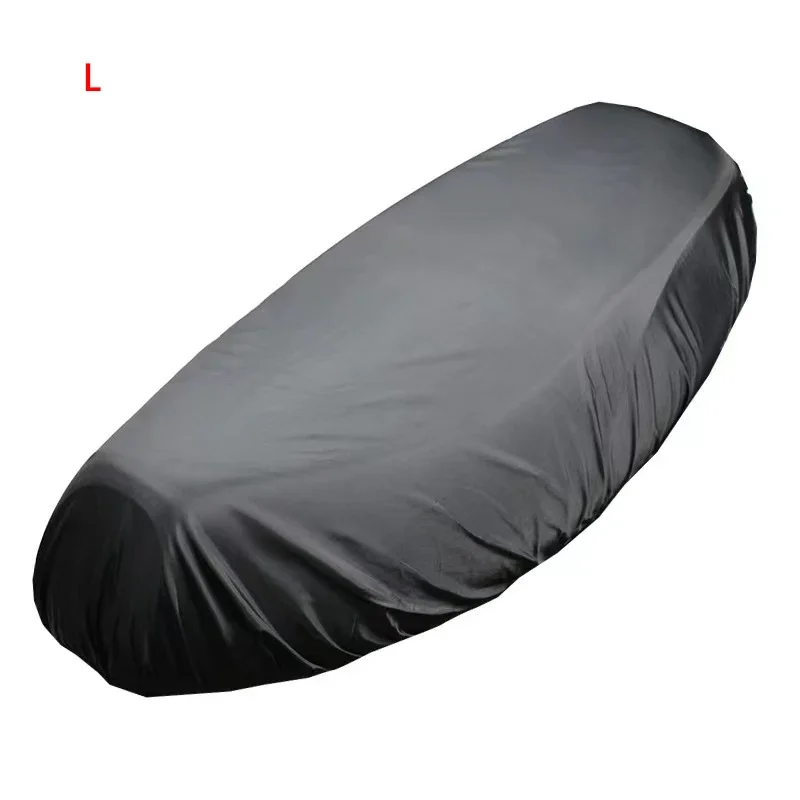 Motorcycle Universal Waterproof Seat Cover, 210D Oxford Fabric Flexible Saddle Protector, Dustproof UV Sun Rain Shield