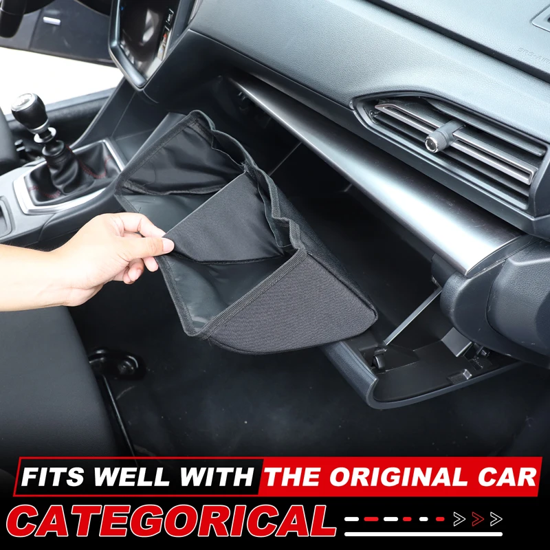 

For Subaru WRX Levorg 22-25 Oxford Cloth Car Center Console Glove Box Divider Storage Bag Organizer Box Interior Car Accessories