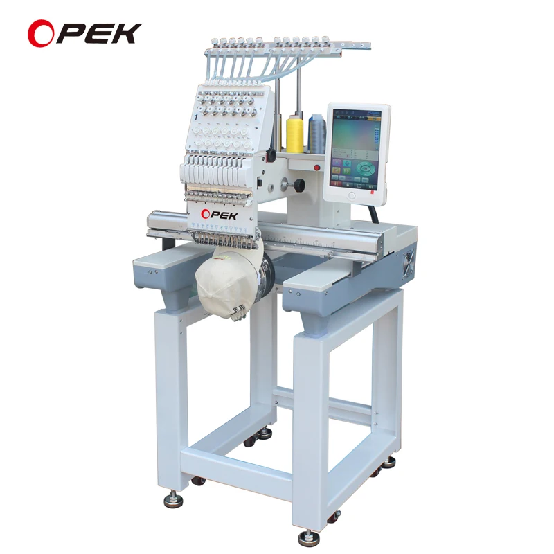 OPEK Single Head Cap Embroidery Machine Computerized High-Accuracy New Home Use Motor & Engine Core Components