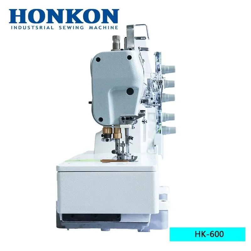 Direct Drive High Speed Interlock Sewing Machine with Pneumatic Auto TrimmerHK-500 Applicable to Common Thin Material