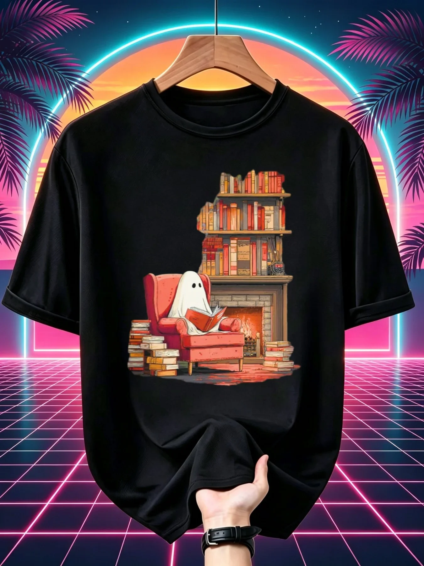 Reader Halloween Funny Bookish Crewneck Book Lover Librarian Gift Trending Oversized, PLUS SIZE