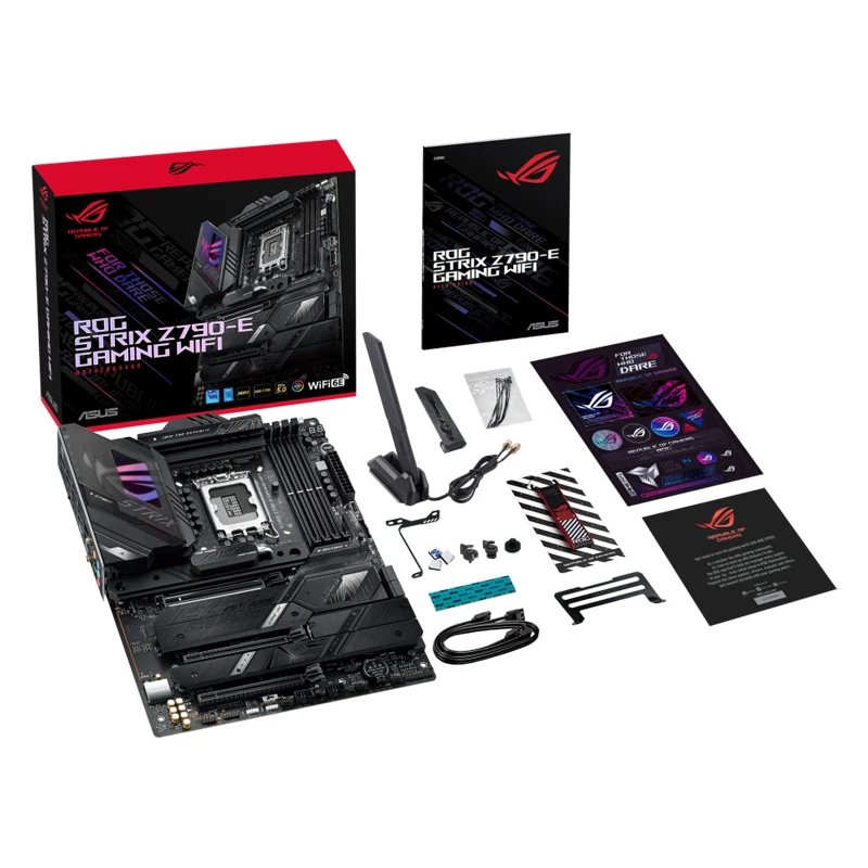 ASUS ROG STRIX Z790-E GAMING WIFI 6E LGA 1700 Intel 12Th&13Th Gen ATX Gaming Motherboard PCIe 5.0 DDR5 18+1 Power Stages 2.5 Gb